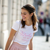 Elegante Bride zu moderner, angepasster Schreibsch T-Shirt