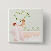 Elegante Bridge to be Button (Vorderseite)