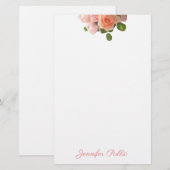 Elegante Briefpapier (Vorne/Hinten)