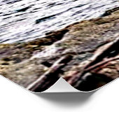 elegante Bronzestatue Poster (Ecke)