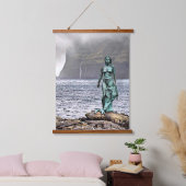 elegante Bronzestatue Wandteppich Mit Holzrahmen (Schlafzimmer)