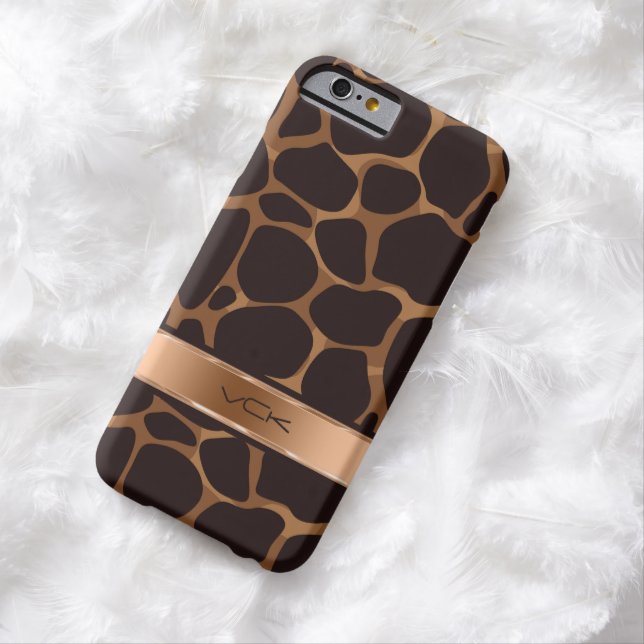 Elegante Brown & Copper Leopard Print Case-Mate iPhone Hülle (Beispiel)