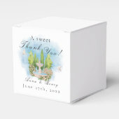 Elegante Brunnen Blume Hochzeiten Tauben Vielen Da Geschenkschachtel (Vorderseite)