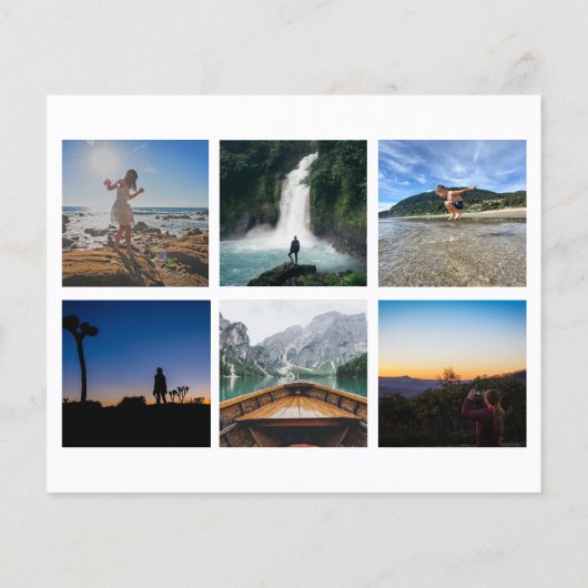 Elegante Brush Script Joyful Modern Christmas Card (Rückseite)