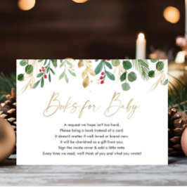 Elegante Bücher für Babybeilagen Begleitkarte