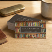 Elegante Buchladenbuchhandlung Eigentümer der virt Visitenkarte