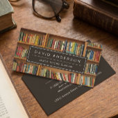 Elegante Buchladenbuchhandlung Eigentümer der virt Visitenkarte