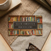 Elegante Buchladenbuchhandlung Eigentümer der virt Visitenkarte