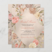 Elegante BUDGET Rose Golddusche (Vorne/Hinten)