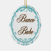 Elegante Bunco Babyverzierung Keramikornament (Rechts)