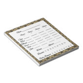 Elegante Bunco Highlights Notizblock (angewinkelt)