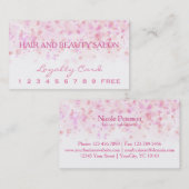 Elegante bunte Confetti-Tinten-Punkte Treuekarte (Vorne/Hinten)