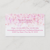 Elegante bunte Confetti-Tinten-Punkte Treuekarte (Rückseite)