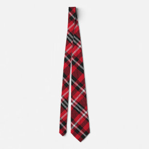 Elegante bunte karierte Weihnachten Personalisiert Krawatte