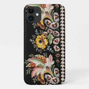 Elegante bunte vintage bestickte Blumenmuster Case-Mate iPhone Hülle