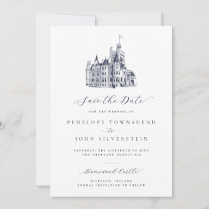 Elegante Burg Parco Tassino Save The Date