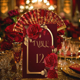 Elegante Burgund und Gold Rustikale Hochzeit Sockelschild