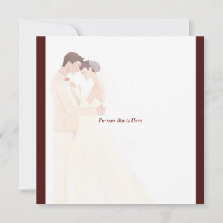 Elegante burgunderrote Hochzeitseinladung  Einladung