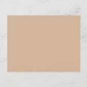 Elegante Burgundy Blumenzettel Begleitkarte (Rückseite)