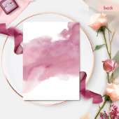 Elegante Burgundy Blush Floral Sprays Hochzeit Einladung