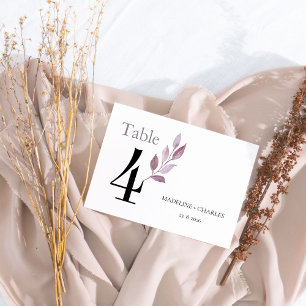 Elegante Burgundy Branch Blätter Hochzeitskarte Mitteilungskarte