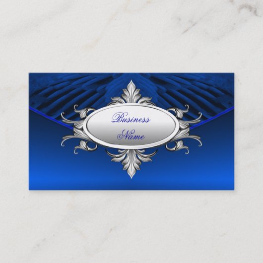Elegante Business Card Art Deco Visitenkarte (Vorderseite)