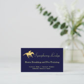 Elegante Business Cards Visitenkarte (Stehend Vorderseite)