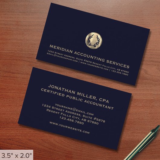 Elegante Business Cards Visitenkarte