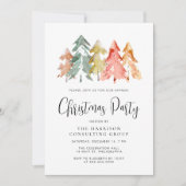 Elegante Business Corporate Weihnachtsfeier Einladung (Vorderseite)