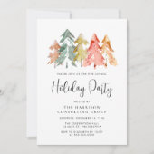 Elegante Business Corporate Weihnachtsfeier Einladung (Vorderseite)