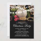 Elegante Business Weihnachtsfeier Einladung (Vorderseite)