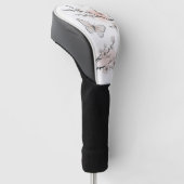 Elegante Butterfly Blossom (10) Golf Headcover (angewinkelt)