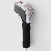 Elegante Butterfly Blossom (1) Golf Headcover (angewinkelt)