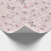 Elegante Butterfly Blossom (4) Geschenkpapier (Ecke)