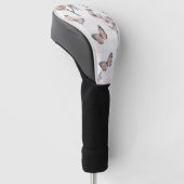 Elegante Butterfly Blossom (4) Golf Headcover (angewinkelt)