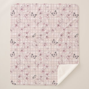 Elegante Butterfly Blossom (4) Sherpadecke