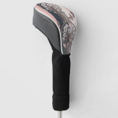 Elegante Butterfly Blossom (8) Golf Headcover (angewinkelt)