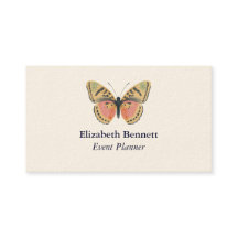 Elegante Butterfly Business Card - individuell anp