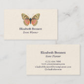 Elegante Butterfly Business Card - individuell anp Visitenkarte (Vorne/Hinten)