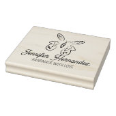Elegante Butterfly Custom Handmade Large Gummistempel (Stempel)