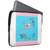 Elegante Butterfly Electronics Bag Laptopschutzhülle (Vorne Rechts)