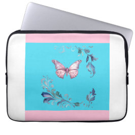 Elegante Butterfly Electronics Bag Laptopschutzhülle
