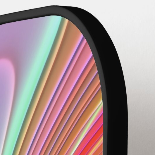 Elegante Butterfly Farbige Initials USA Offiziell Pickleball Schläger (Linke Seite)