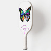 Elegante Butterfly Farbige Initials USA Offiziell Pickleball Schläger (Links)