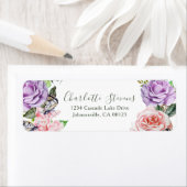 Elegante Butterfly Floral Watercolor Hochzeit (Insitu)