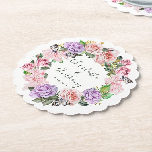 Elegante Butterfly-Frühjahrssonne Untersetzer (angewinkelt)