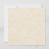 Elegante Butterfly-Hochzeitkarten Einladung (Rückseite)