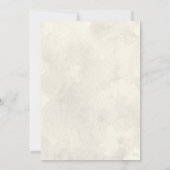 Elegante Butterfly Hochzeitsempfehlung Einladung (Rückseite)