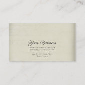 Elegante Butterfly Horizontal Juwelier Display Visitenkarte (Rückseite)