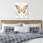 Elegante Butterfly Leinwand Kunst, Dichtung und Mu (Insitu (Schlafzimmer))